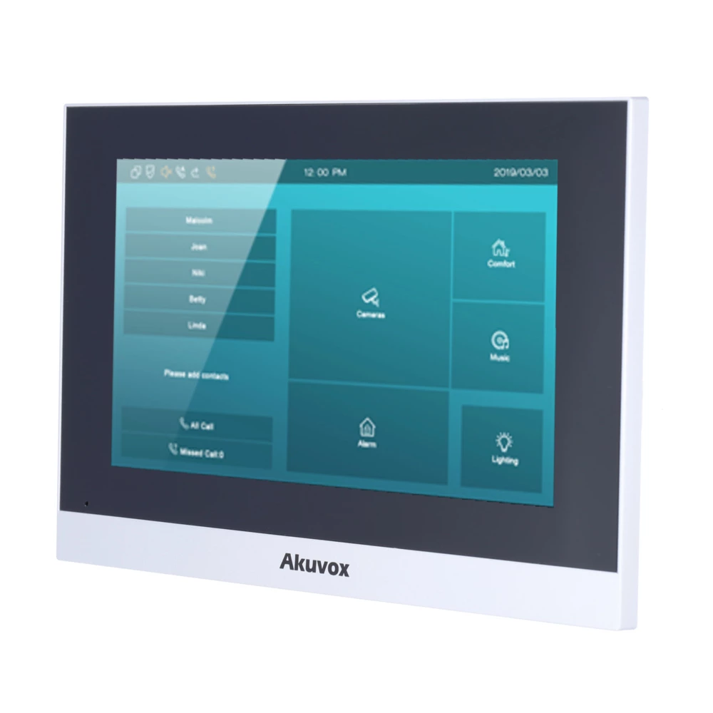 PORTERO IP AKUVOX C313SE | PANTALLA 7 | UNIDAD INTERIOR | POE