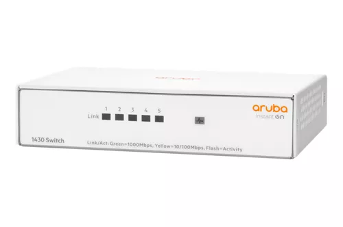 SWITCH HP ARUBA ION 1430 5G 5 PUERTOS R8R44A · Imagen 2
