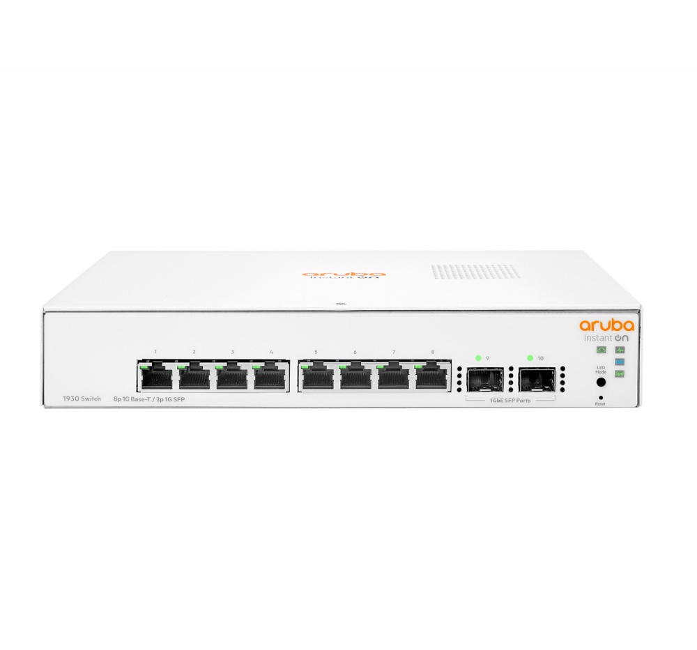 SWITCH HP ARUBA ION 1930 | 8 PUERTOS | 2SFP | GIGALAN | JL680A