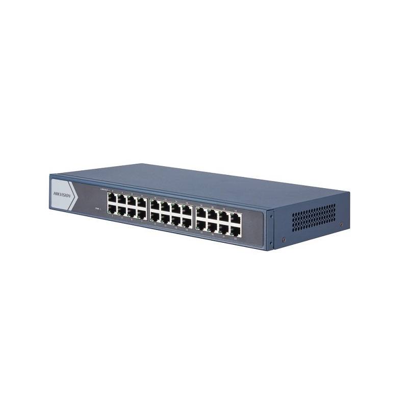 SWITCH HIKVISION DS-3E0524-E(B) | 24 PUERTOS GIGABIT RACKEABLE	