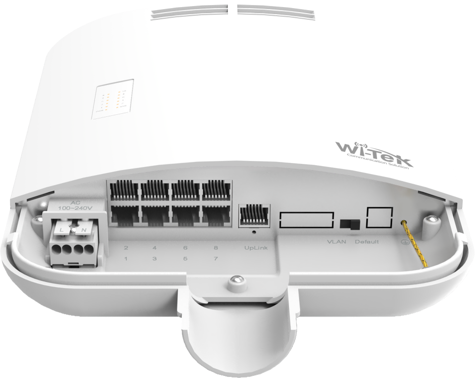 SWITCH OUTDOOR WI-TEK POE 8 PUERTOS WI-PS209-O Exterior Outdoor · Imagen 2