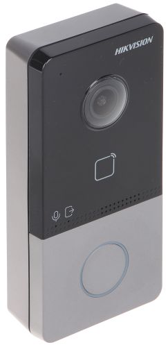 PORTERO IP HIKVISION DS-KV6113-WPE1 | 2MP FULL HD | LENTE 131° | IR SUPLEMENTARIO | AUDIO BIDIRECCIONAL | LECTOR MIFARE | WIFI | POE | IP65 | CONTROL DE ACCESO | MONTAJE SUPERFICIAL