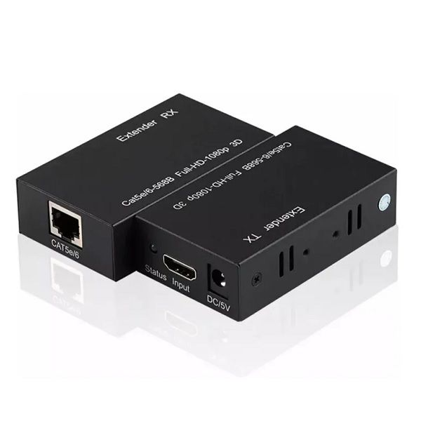 EXTENSOR HDMI UTP RED ACTIVO 60 MTS 1080P (SIN FUENTE )
