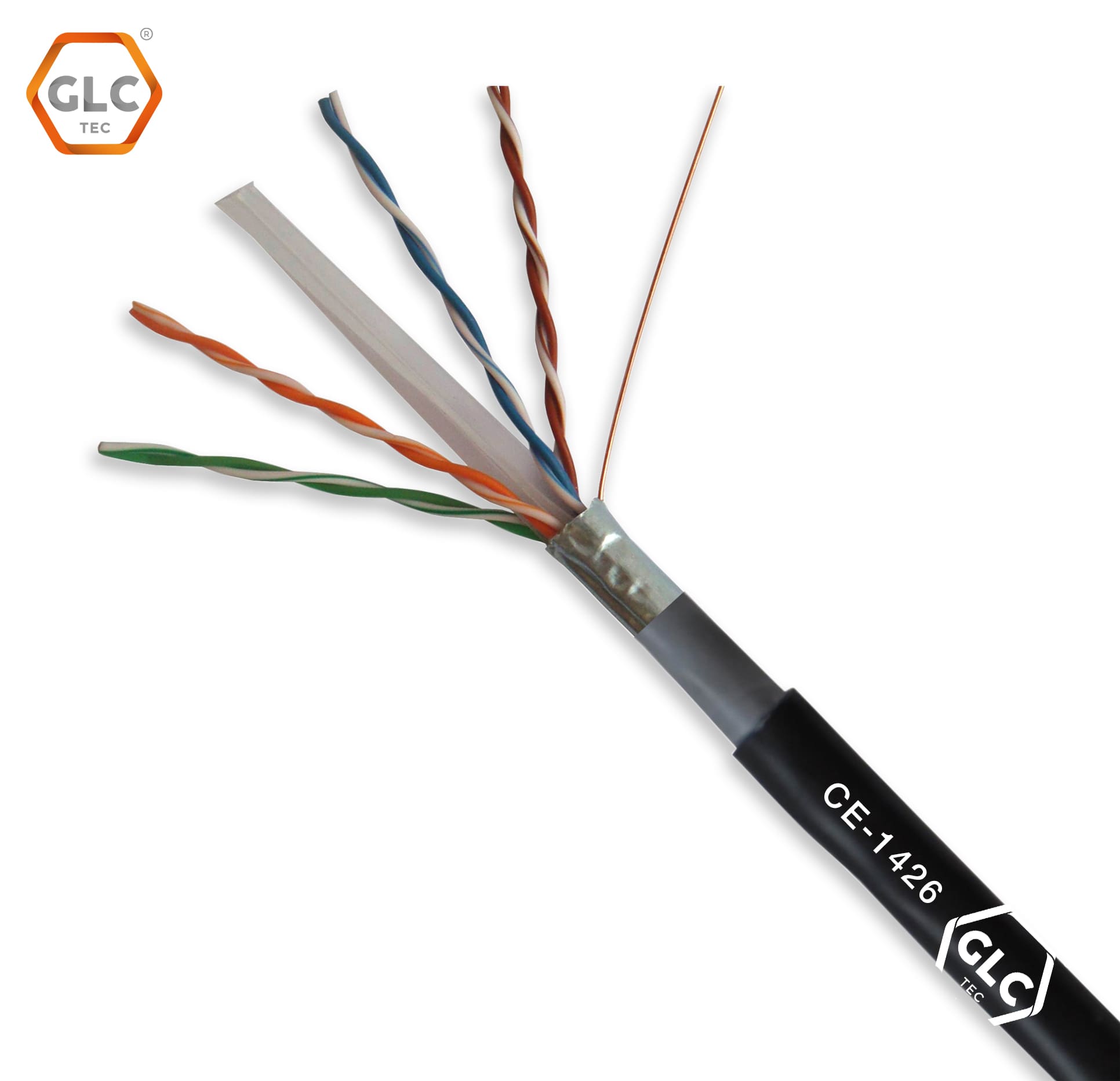 CABLE FTP CAT6 GLC MAX 305MTS CE-1426 EXTERIOR DOBLE VAINA · Imagen 2