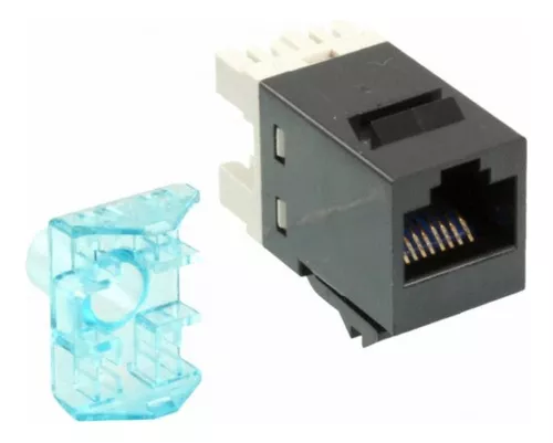 JACK HEMBRA RJ-45 COMMSCOPE CAT5 NEGRO 1375191-2	