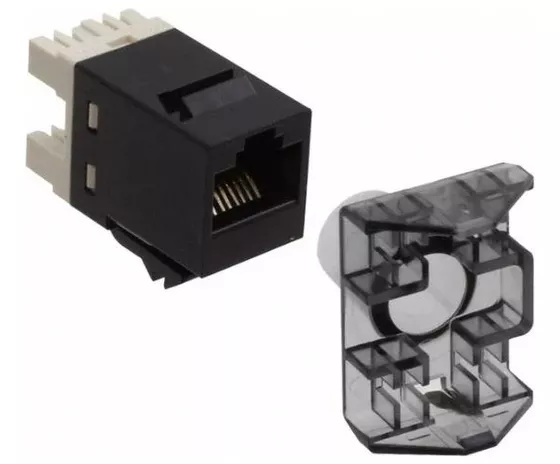 JACK HEMBRA RJ-45 COMMSCOPE CAT6 NEGRO 1375055-2	