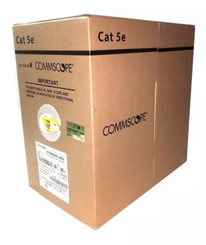 CABLE UTP COMMSCOPE 305MTRS CAT5 CPK CS24CM AMARILLO 6-219590-8	