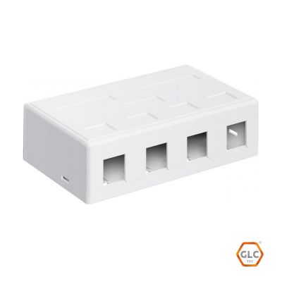 ROSETA 4 PORTS GLC UTP CON TAPA CE-4081