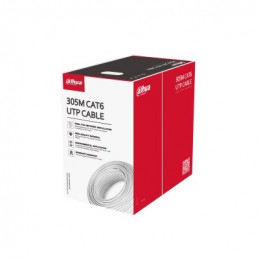 CABLE UTP DAHUA 305M CAT6 DH-PFM920I-6UN-CN INTERIOR VAINA GRIS 100% COBRE
