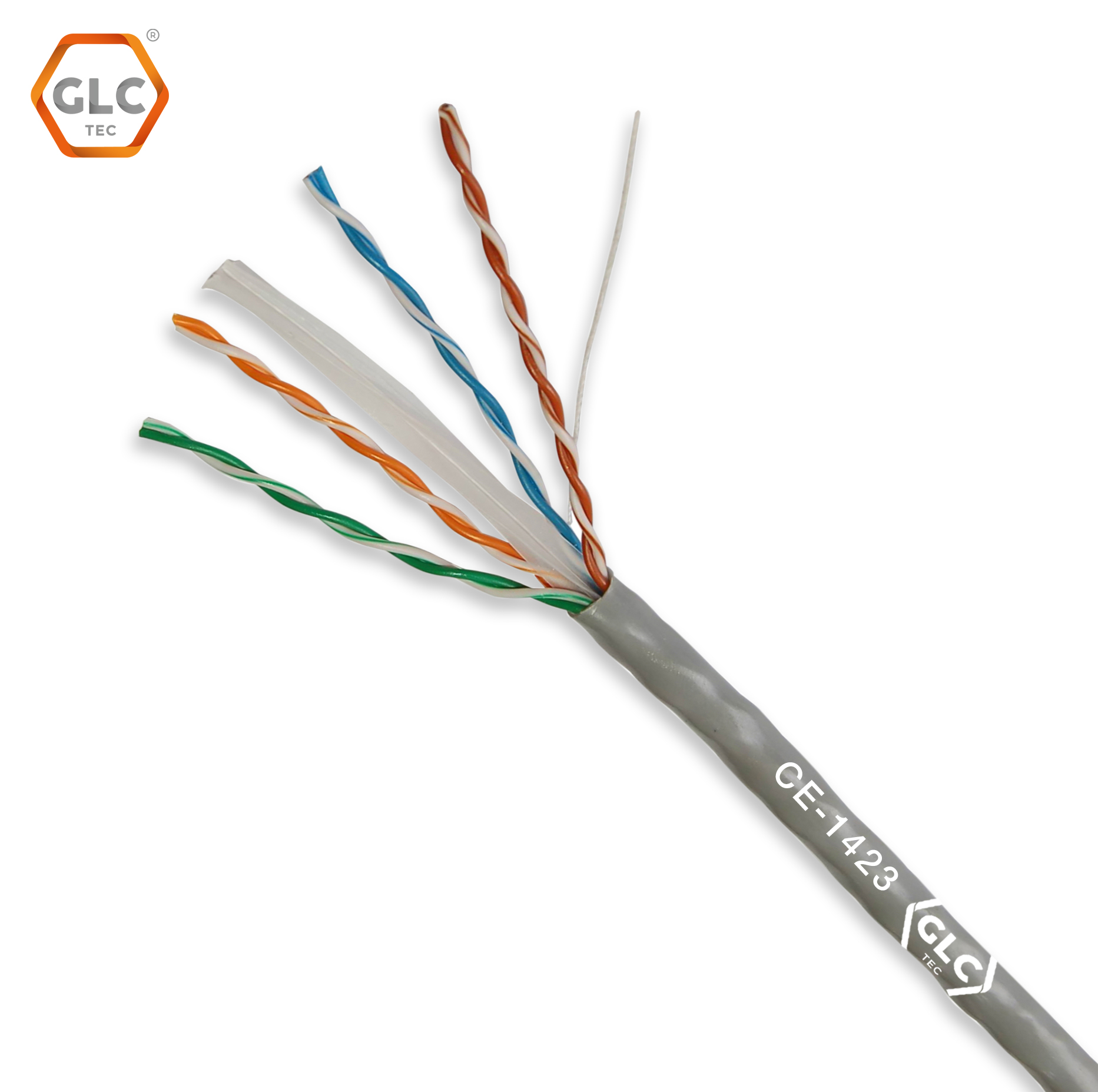 CABLE UTP GLC CAT6 MAX 305MT CE-1423 INTERIOR 100% Cobre BOBINA · Imagen 2