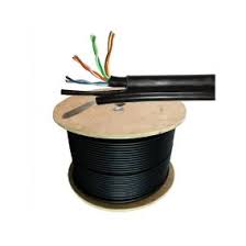 CABLE FTP CAT5e GLC 305M Exterior Con Portante Acero CE-1055