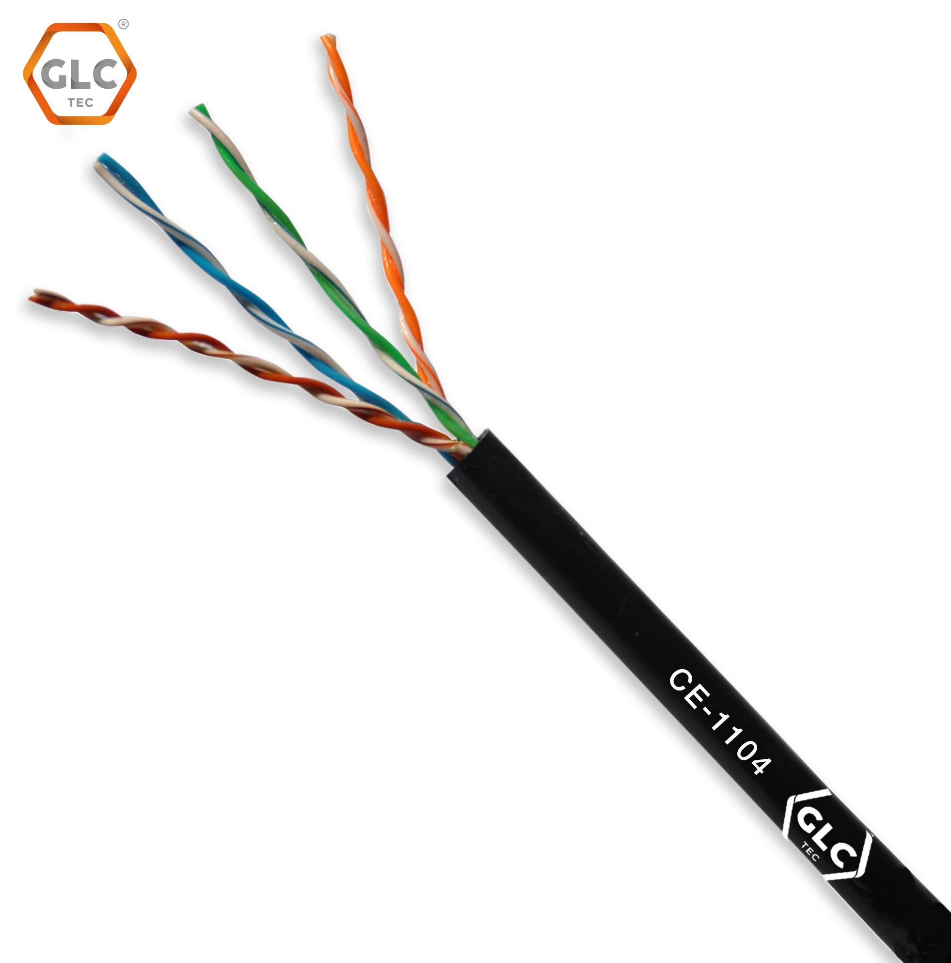 CABLE UTP CAT5e GLC CE-1104 EXTERIOR X 305MTS GLC MAX 100% Cobre BOBINA · Imagen 2