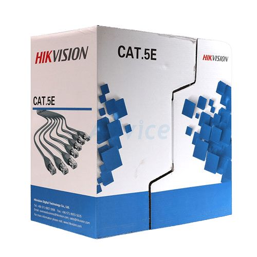 CABLE UTP HIKVISION 305MTS DS-1LN5E-E/E 100% COBRE INTERIOR 
