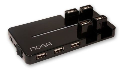 HUB USB 2.0 10 PUERTOS CON FUENTE NGH-101 · Imagen 4
