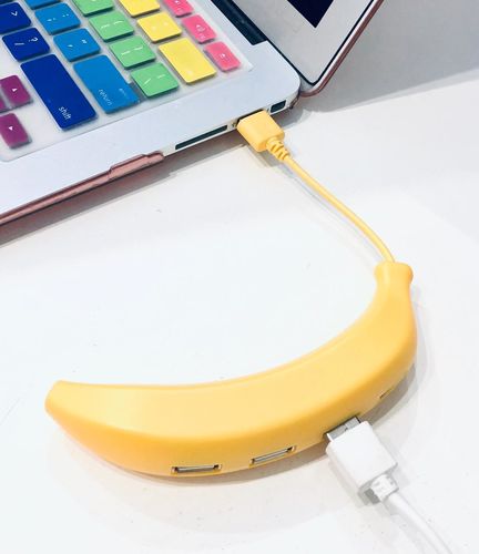 HUB USB 4 PUERTOS MANI/BANANA