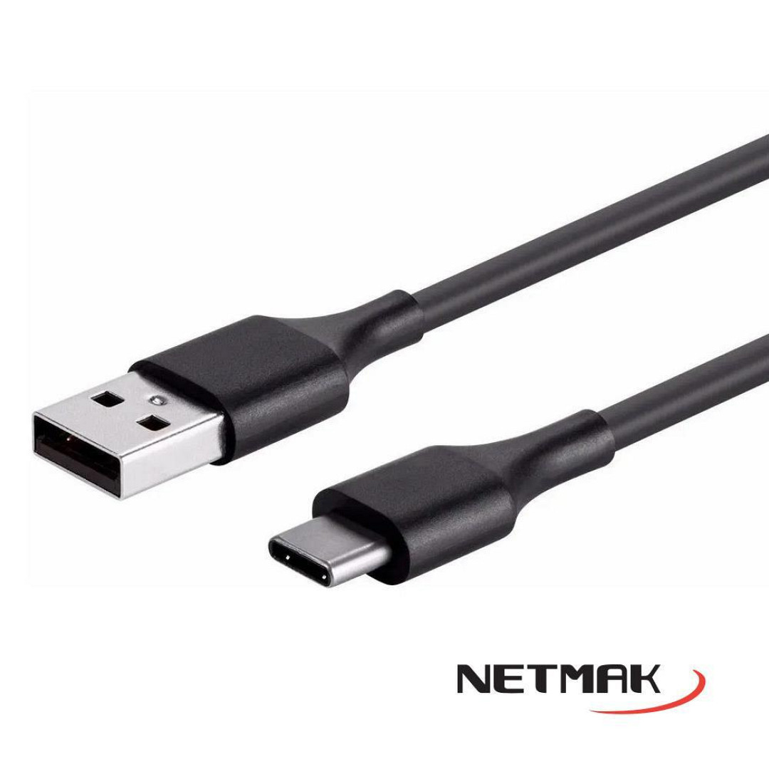 CABLE USB A USB TIPO C 1.5MTS NETMAK NM-C99