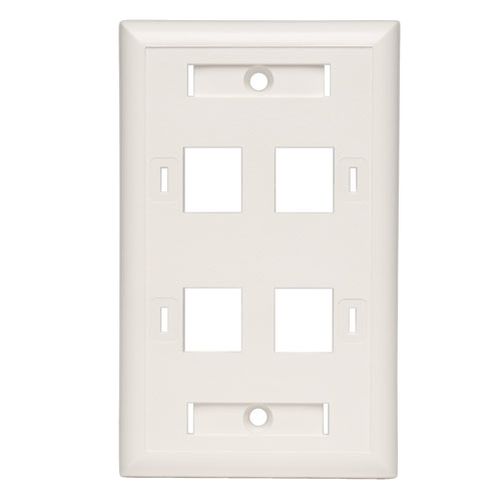 FACEPLATE RJ-45 de 4 Puertos GLC CE-4018