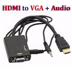 CONVERSOR VGA A HDMI INTCO CON AUDIO