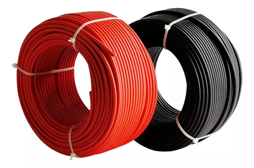 JUEGO DE CABLES PANEL SOLAR 6MM2 ROJO/NEGRO X 20 MTRS CS-6-RN20 · Imagen 2