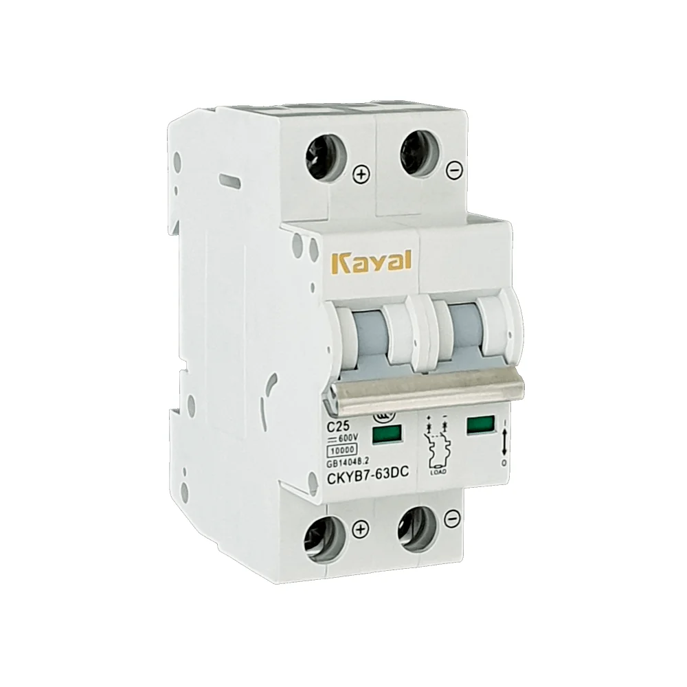 INTERRUPTOR TERMICO L7 DC 2P 16A 500V KYB1-63/2/DC-C16	