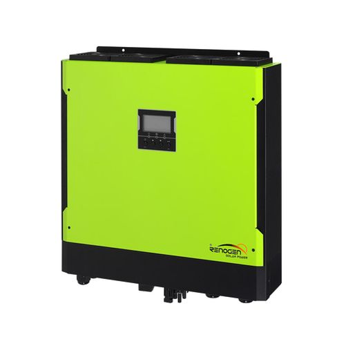 INVERSOR SOLAR HIBRIDO 5.5KW 48V Dual MPPT 500V 6500W RENOGEN Con WIFI PHI E/3p