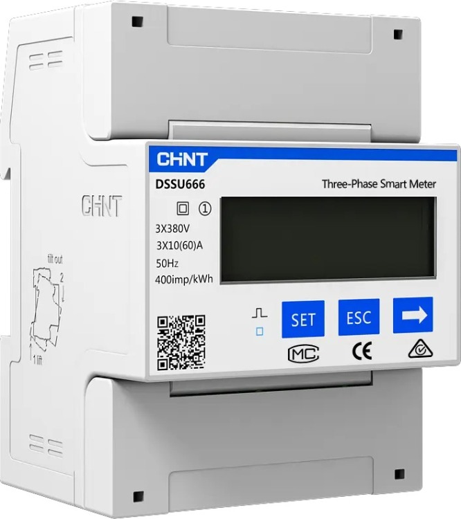MEDIDOR DE ENERGIA TRIFASICO X3 MAX|MEGA PARA INYECCION CERO DTSU666-D-CT