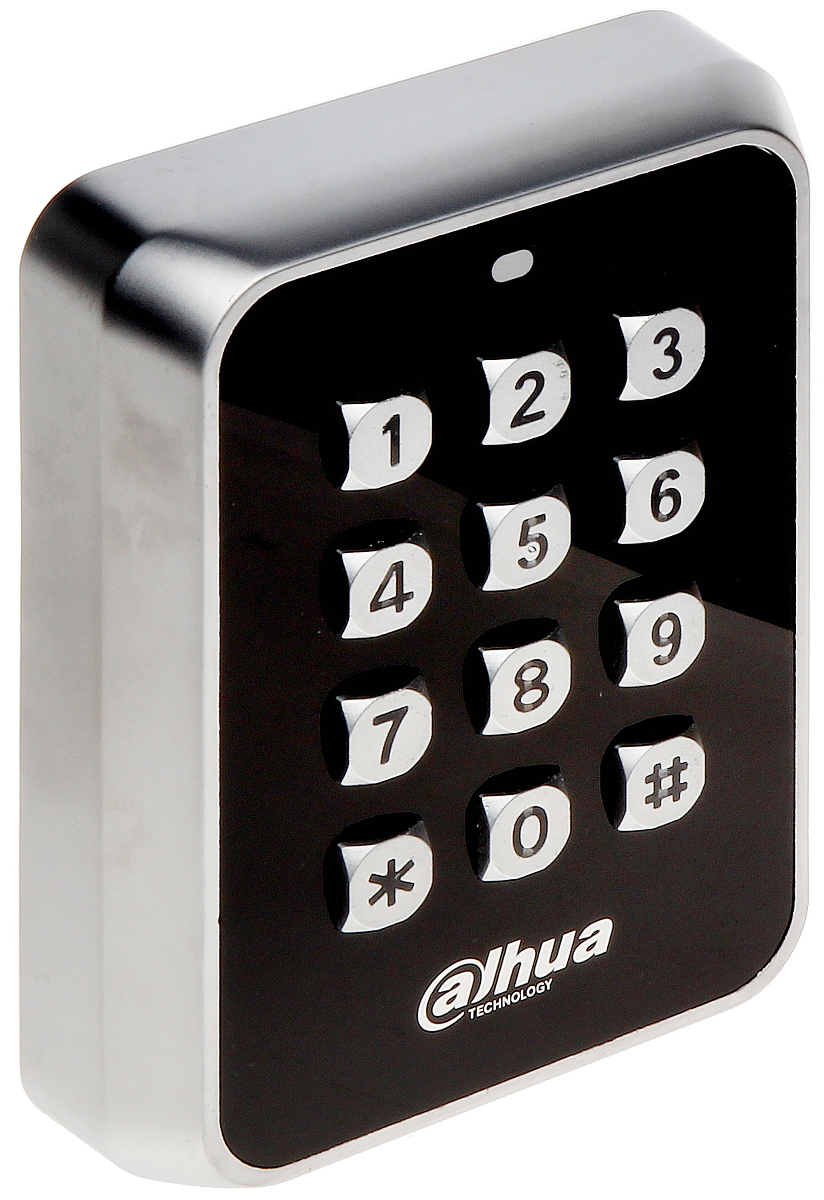 LECTOR DAHUA DHI-ASR1101M-D | Tarjeta y Teclado | 125Khz Emarine | IP65 | RS-485 y WEIGAND | PARA CONTROL ACCESO