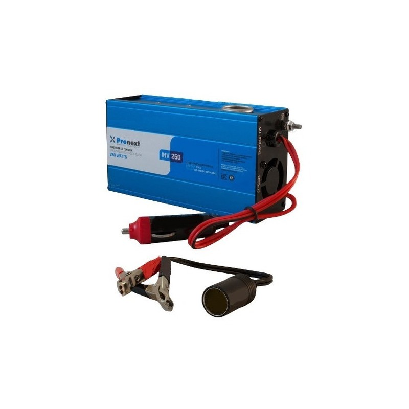 INVERSOR DE TENSION PRONEXT 250W INV250 12VCC A 220V 