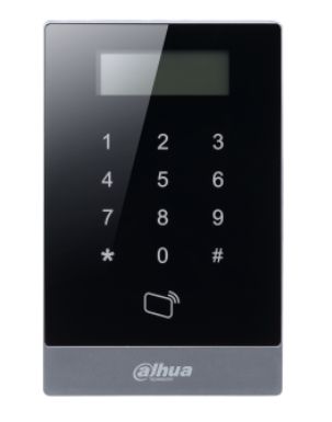 CONTROL ACCESO DAHUA DHI-ASI1201A | Tarjeta | Clave | Exterior | Apertura Puerta | LAN | RS-485 | 30000 tarjetas Mifare 13.56Mhz | 60.000 Eventos