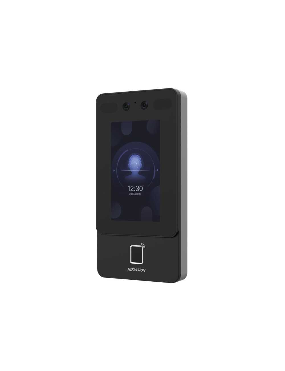 CONTROL ACCESO FACIAL HIKVISION DS-K1T342MFX-E1 | RECONOCIMIENTO FACIAL | Huella | LAN Wifi | 1500 Rostros 3000 Tarjetas