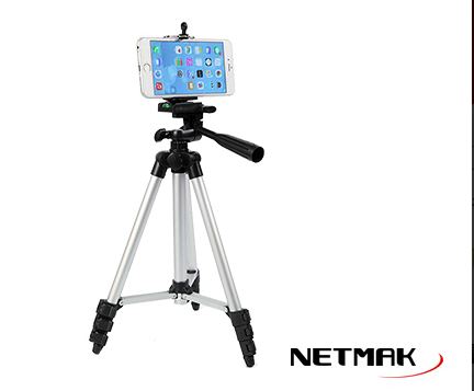 TRIPODE PARA CELULAR O CAMARA UNIVERSAL NETMAK NM-TRIP1