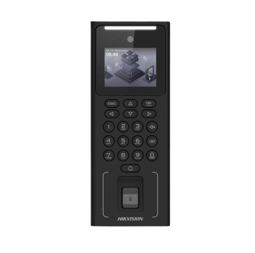 CONTROL DE ACCESO HIKVISION DS-K1T321MFWX | RECONOCIMIENTO FACIAL | Huella | LAN Wifi | 500 Rostros 3000 Tarjetas