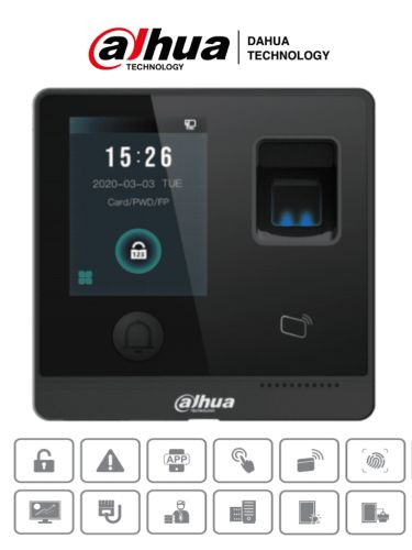 CONTROL ACCESO DAHUA DHI-ASI1212F - Huella - Tarjeta MiFare IC 13.56Mhz - Contraseña - LAN - P2P · Imagen 2