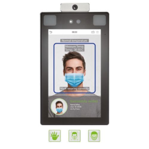 CONTROL DE ACCESO ZKTECO PROFACE X TD  |  TEMPERATURA | BARBIJO | reconocimiento Facial | Tarjeta MiFare IC | LOCK | LAN |  50000 Usuarios | 1.000.000 Registros 