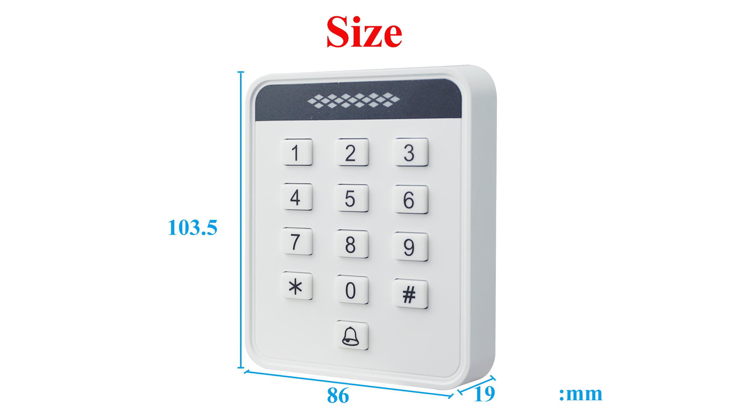 CONTROL ACCESO EA-81A BLANCO - MQ803D - TAG CARD 125Khz (EMarine) 