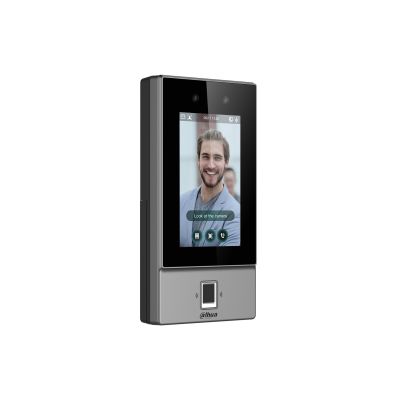 CONTROL ACCESO DAHUA DHI-ASI6214S-PW | RECONOCIMIENTO FACIAL | HUELLA | TARJETA IC | CONTRASENA | QR | CAMARA DUAL 2MP | PANTALLA TACTIL 4.3 | WIFI | POE | IP65 | 6000 USUARIOS | 300000 REGISTROS