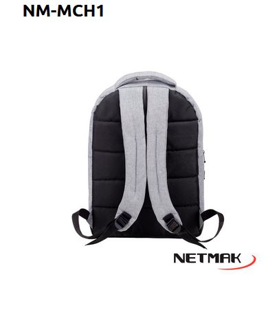MOCHILA NETMAK MCH1 15.6 GRIS · Imagen 2