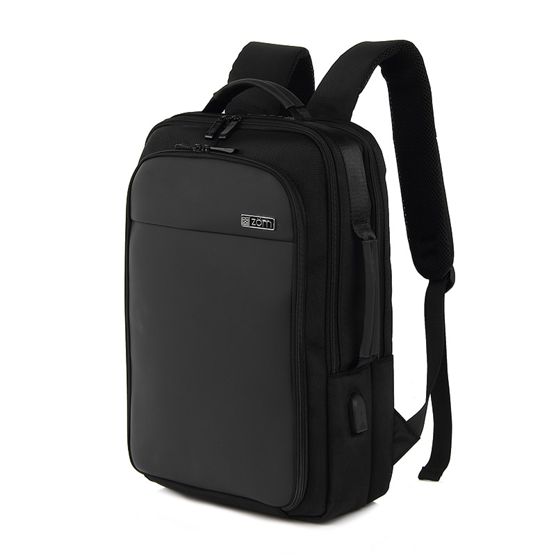 MOCHILA PARA NOTEBOOK 15.6 ZOM ZB-812BK NEGRO | USB