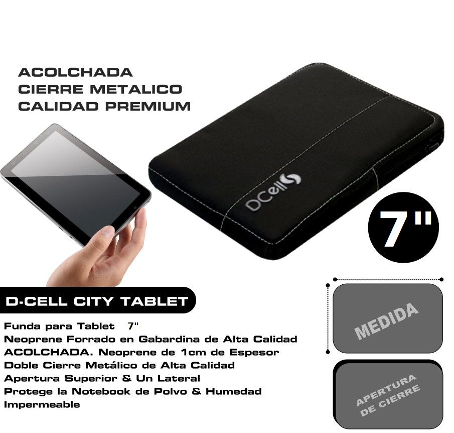 FUNDA PARA TABLET DCELL 7 CITY
