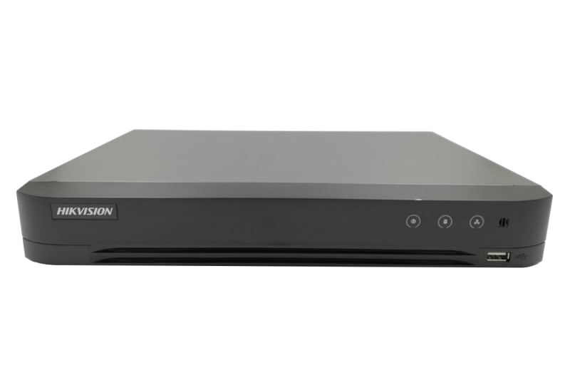 DVR 8CH HIKVISION IDS-7208HQHI-M1/S | Acusense  | 1080p | 1ch Facial |  Deep Learning evita falsas alarmas | HDMI, VGA y BNC | 5EN1 | 8ch AUDIO por BNC | HD hasta 10TB 
