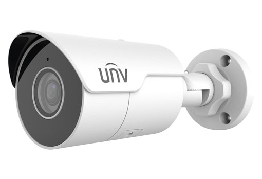 CAMARA IP UNIVIEW IPC2128LE-ADF28KM-G  | 8Mpx | Easystar  | Microfono y Parlante | MicroSD | Bullet | 2.8mm | Metal | Exterior | 30mtrs IR | h265+ | POE
