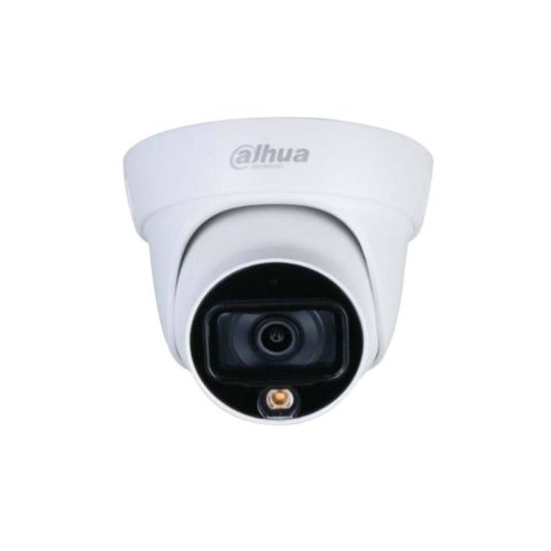 CAMARA DAHUA HAC-HDW1209TLQP-LED-0280B | 2Mpx | Full  Color | Domo | 2.8mm | Metal + Plastica  | Exterior | 20mtrs IR | Quick Install