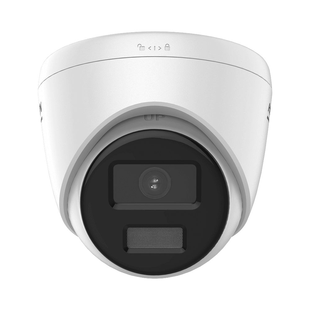 CAMARA IP HIKVISION DS-2CD1347G0-L | 4Mpx | Colorvu | Domo | 2.8mm | Metal + Plastico | Exterior | 30mtrs IR | h265+ | POE | Full