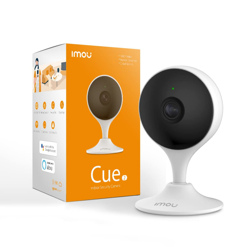 CAMARA IP OUTLET WIFI IMOU IPC-C22EP-A CUE 2-D 2.8MM - WIFI - INTERIOR - SLOT SD - Con Audio - por Dahua - 2Mpx