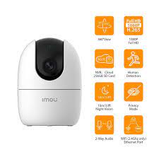 CAMARA IP WIFI IMOU RANGER 2-D IPC-A22EP-G MOVIMIENTO - WIFI - INTERIOR - SLOT SD - Con Audio - por Dahua - 2Mpx