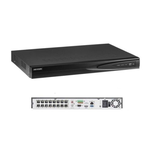NVR 16CH HIKVISION DS-7616NI-Q2/16P | 16 POE 150w | 160Mbps | 2x SATA | H.265+ | camaras hasta 8Mpx