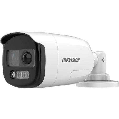CAMARA HIKVISION DS-2CE12D0T-PIRXF - Bullet - 2Mpx - Luz disuasiva y Sirena - PIR - IR 40mtrs  - Metalica + Plastica - 2.8mm 1080FHD