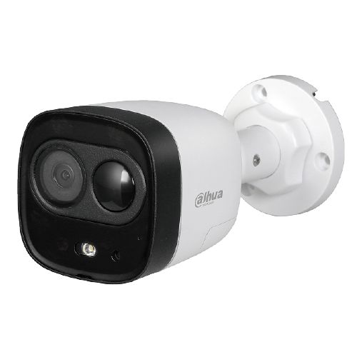 CAMARA DAHUA HAC-ME1200DP-LED-0280B-S4  | 2Mpx | Luz Disuasiva | Sensor PIR | Bullet | 2.8mm | Metal + Plastico | Exterior | 20mtrs IR 
