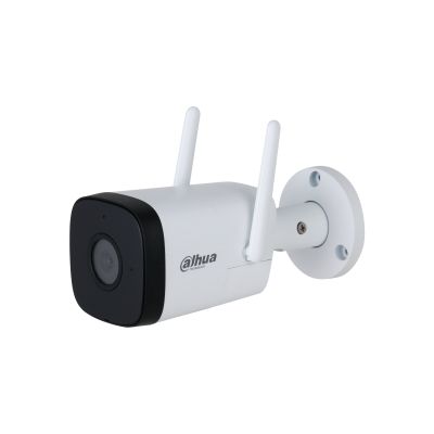 CAMARA IP DAHUA DH-IPC-HFW1230DTP-STW-0280B  | 2Mpx | Wifi | Microfono y Parlante Audio 2 vias | Bullet | 2.8mm | Plastica| Exterior | 30mtrs IR | h265+ | Micro SD 256Gb	