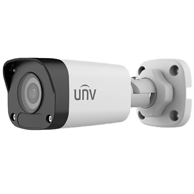 CAMARA IP UNIVIEW IPC2122LB-SF28-A | 2Mpx | Bullet | 2.8mm | Metal + Plastico | Exterior | 30mtrs IR | h265+ | POE